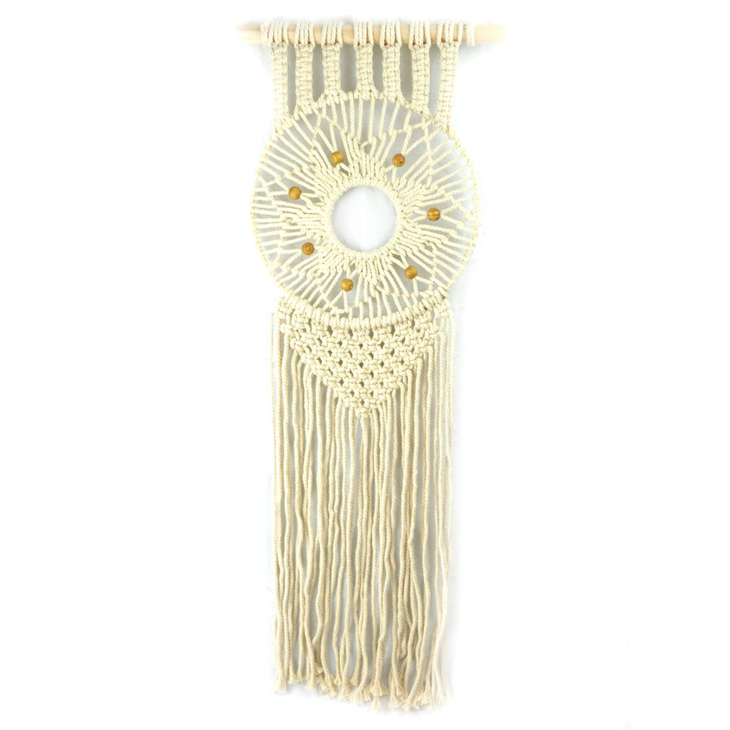  Touch Of Nature 35 In. H X 8 In. W X .25 In. L Cotton Hanging Macrame