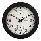  La Crosse Technology 10.65 In. L X 2.45 In. W Indoor And Outdoor Casual Analog Wall Clock Glass/Plas
