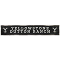  Open Road Brands Paramount 7 In. H X 0.38 In. W X 44 In. L Black Wood Yellowstone Dutton Ranch Wall