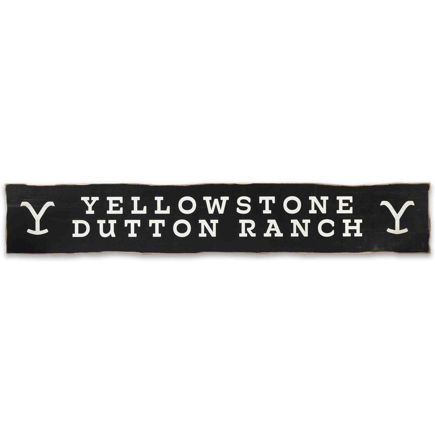  Open Road Brands Paramount 7 In. H X 0.38 In. W X 44 In. L Black Wood Yellowstone Dutton Ranch Wall