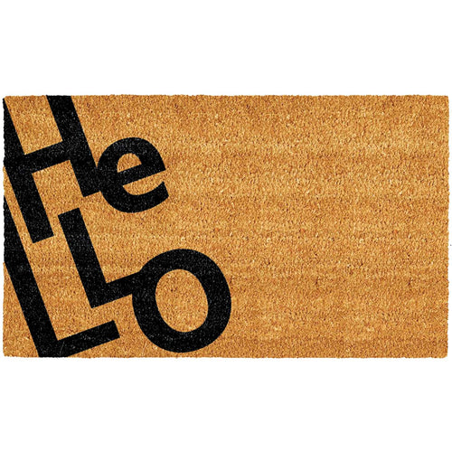  Calloway Mills 1.5 W X 2.5 L Black/Brown Coir Door Mat