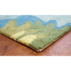  Liora Manne Ravella 2 Ft. W X 3 Ft. L Blue Casual Polypropylene Rug