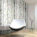  RoomMates 20.5 In. W X 16.5 Ft. L Birch Trees Vinyl Peel And Stick Wallpaper