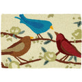  Jellybean 20 In. W X 30 In. L Multicolored Birdsong Polyester Accent Rug