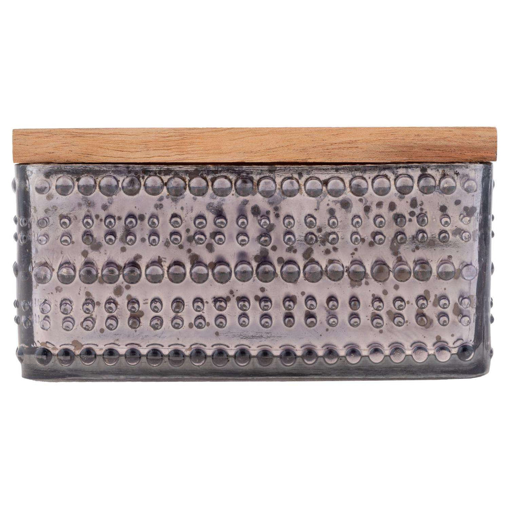 Karma Gifts Silver Tobacco & Bayleaf Scent Hobnail Candle