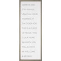  P. Graham Dunn 45.625 In. H X 2 In. W X 16.62 In. L Gray/White Wood Framed And Textured