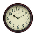  Westclox 15.5 In. L X 15.5 In. W Indoor Classic Analog Wall Clock Glass/Wood Brown