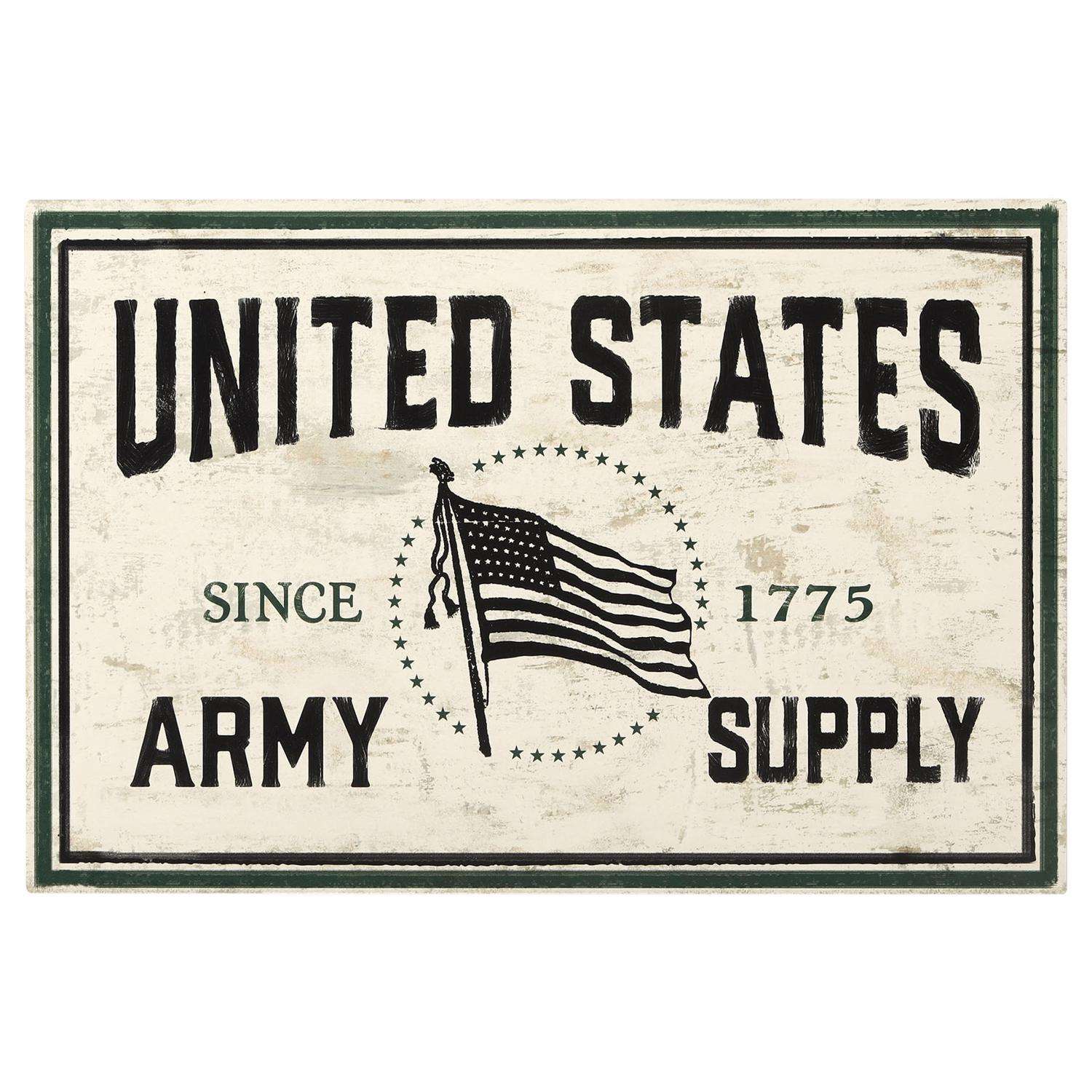  Open Road Brands 12 In. H X 0.375 In. W X 18 In. L Wood Wall Decor