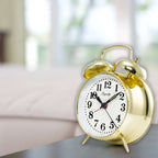  La Crosse Technology Equity 2.25 In. Gold Twin Bell Alarm Clock Analog