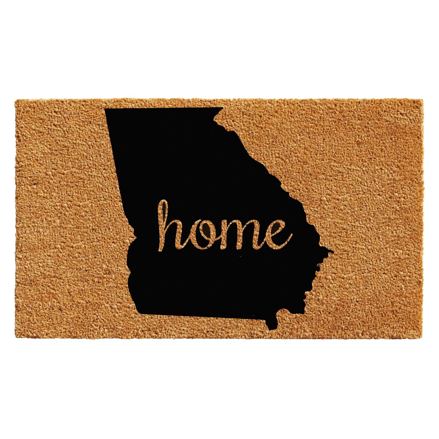  Home & More 1.58 W X 2.58 L Multi-color Georgia Home Coir Door Mat