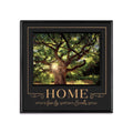  P. Graham Dunn 19.25 In. H X 1 In. W X 19.25 In. L Black MDF Home Where Family Gathers & Roots Grow
