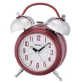  Seiko 5.5 In. Red Alarm Clock Analog Battery Operated