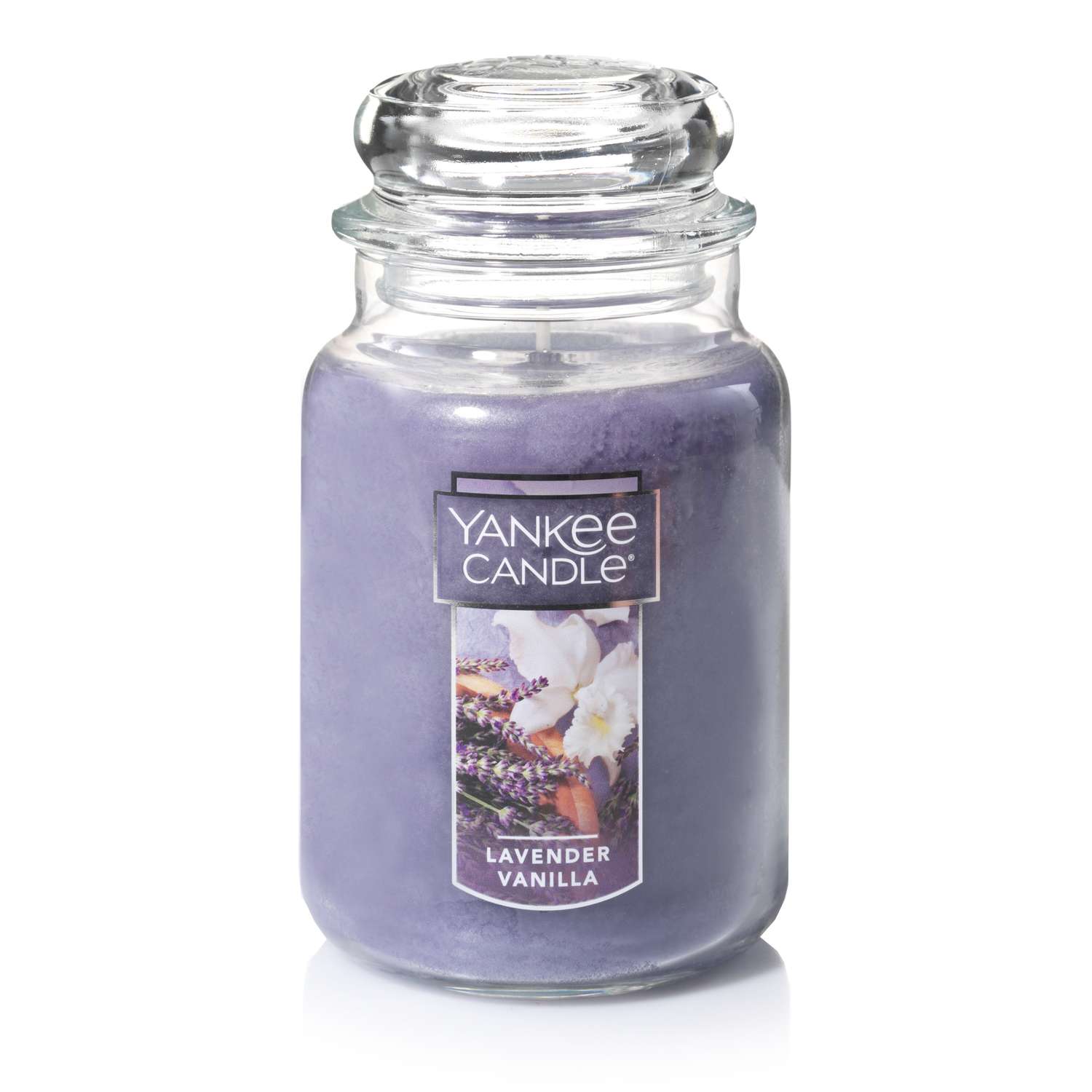  Yankee Candle Purple Lavender Vanilla Scent Jar Candle 22 Oz