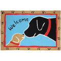  Jellybean 20 In. W X 30 In. L Multi-colored Welcome Dogs Accent Rug