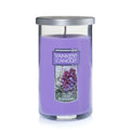  Yankee Candle Purple Lilac Blossoms Scent Pillar Candle 12 Oz