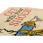  Entryways 18 In. W X 30 In. L Multicolored Queen Of Hearts Coir Door Mat