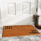  Home & More 1.42 W X 2.42 L Brown Hey There Coir Door Mat