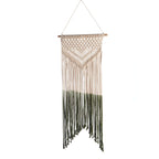  Primitive Planters 30 In. H X 12 In. W X 30 In. L Natrural/Olive Cotton Wall Hanging