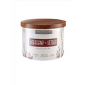  Candle-Lite Essential Elements White Mahogany/Veviter Scent Tumbler Jar Candle 14.75 Oz