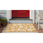  Liora Manne Natura 2 W X 3 L Natural/White Shells Coir Door Mat