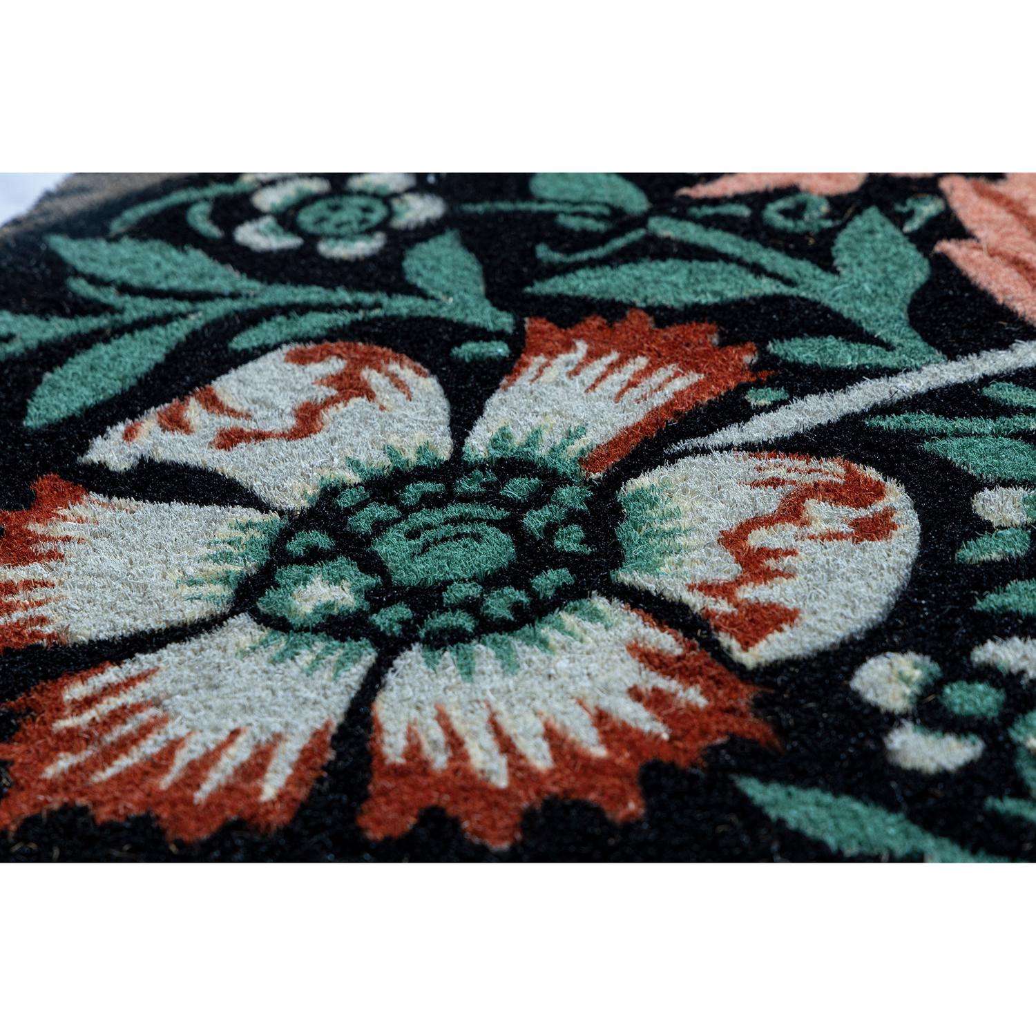 Entryways 18 In. W X 30 In. L Multicolored Dianthus Coir Door Mat