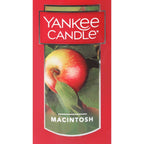  Yankee Candle Red Macintosh Scent Medium Pillar Candle 12 Oz