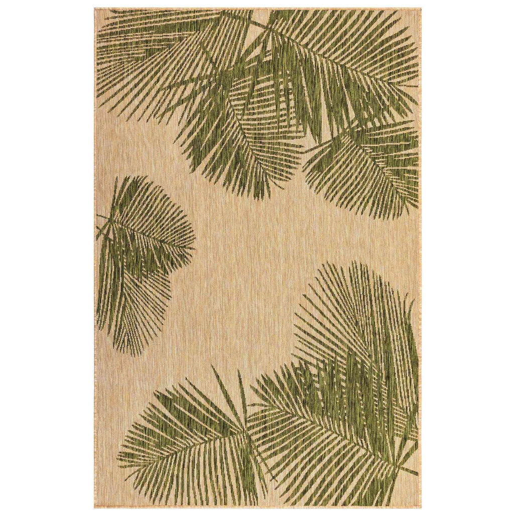  Liora Manne Carmel 3.25 Ft. W X 5 Ft. L Green Palm Polypropylene Accent Rug