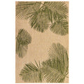  Liora Manne Carmel 3.25 Ft. W X 5 Ft. L Green Palm Polypropylene Accent Rug