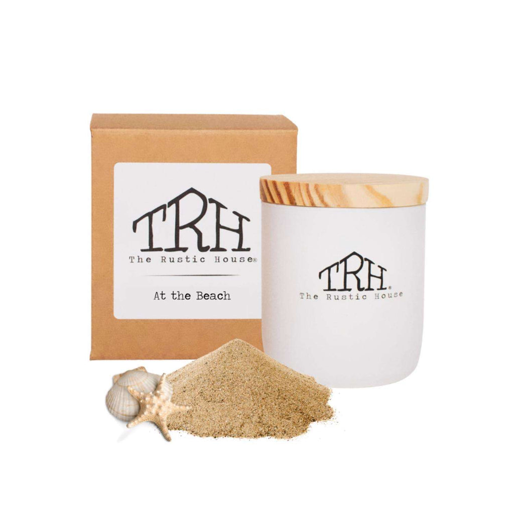  The Rustic House White At The Beach Scent Candle