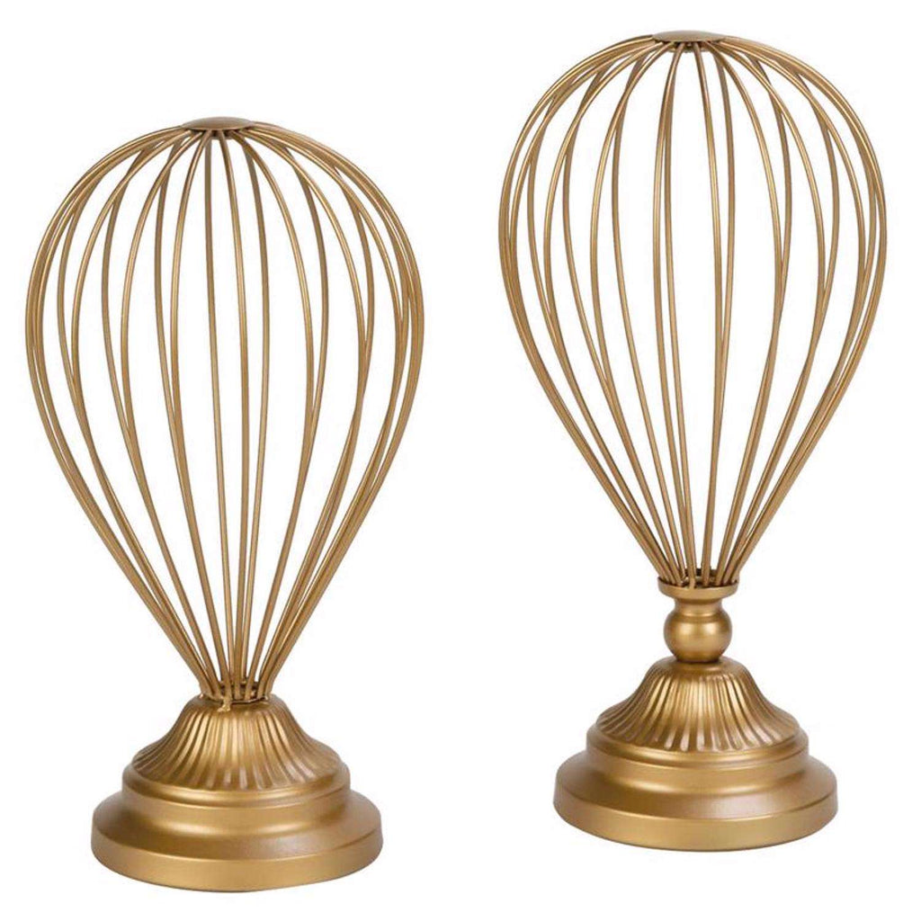  Tripar 13.8 In. H X 6.63 In. W X 6.63 In. L Matte Gold Metal Hat Stand