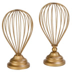  Tripar 13.8 In. H X 6.63 In. W X 6.63 In. L Matte Gold Metal Hat Stand
