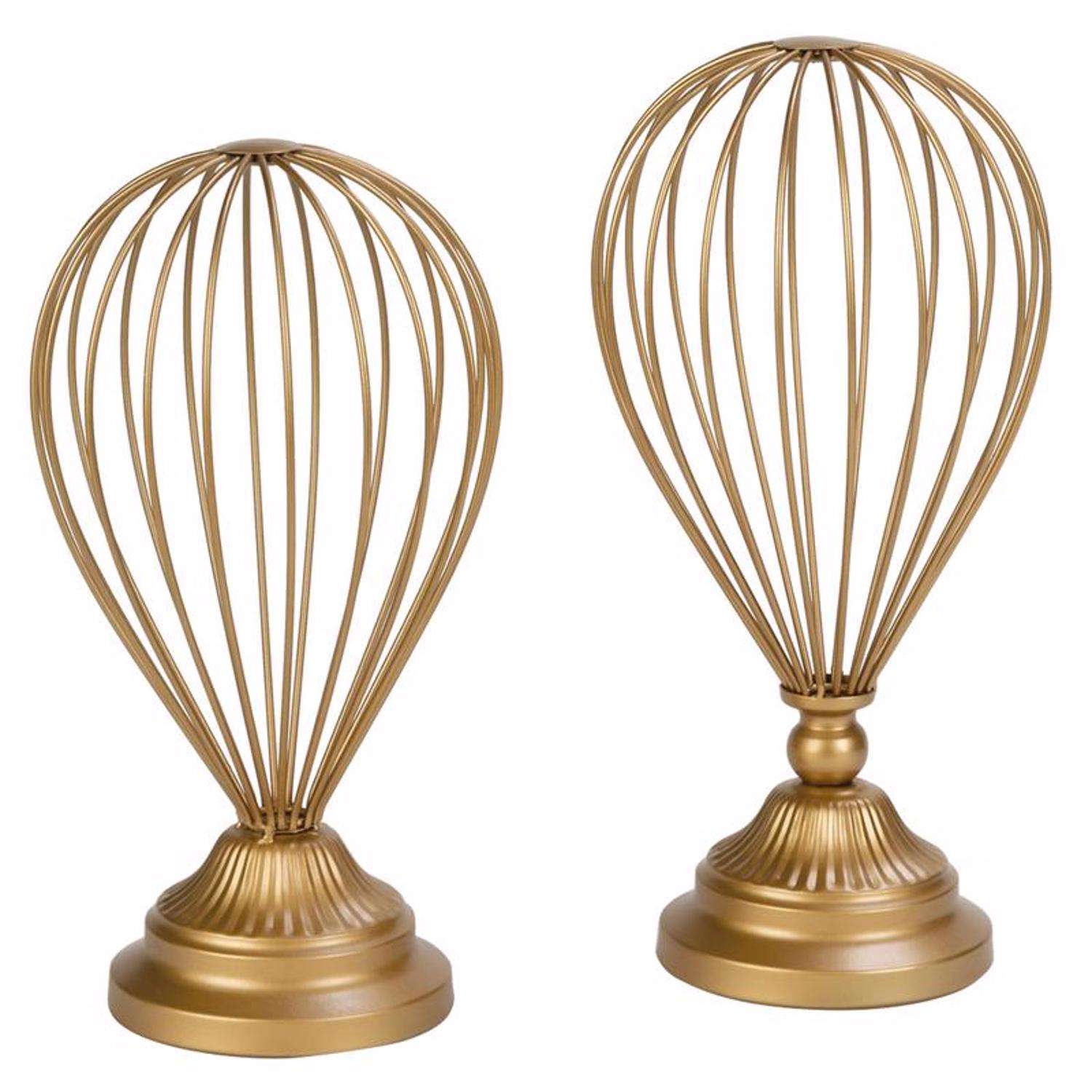  Tripar 13.8 In. H X 6.63 In. W X 6.63 In. L Matte Gold Metal Hat Stand