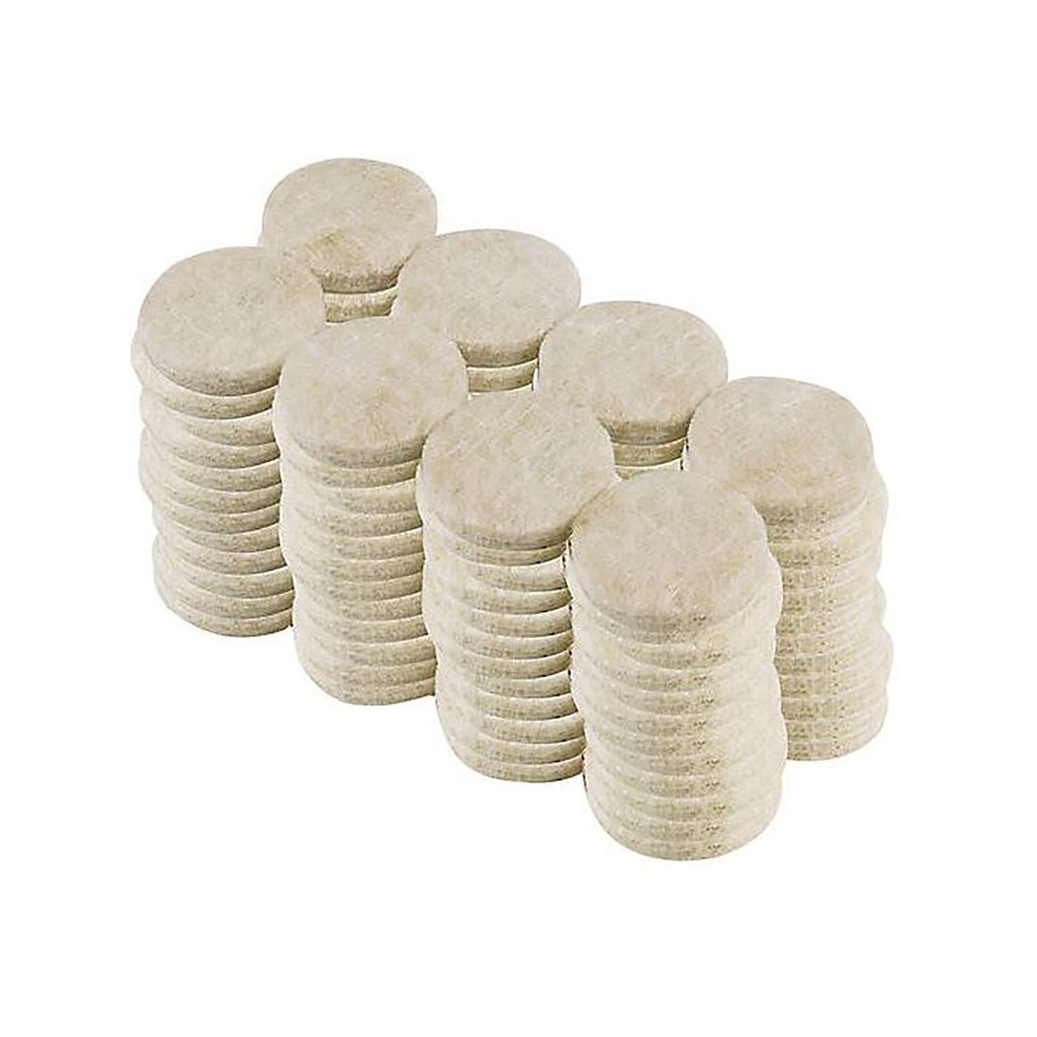  Shepherd Hardware Self-Adhesive Pad 5 Mil X 1 In. W Felt Beige 96 Pk