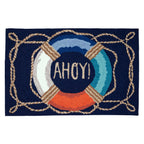  Liora Manne Frontporch 20 In. W X 30 In. L Navy Blue Ahoy Acrylic/Polyester Accent Rug