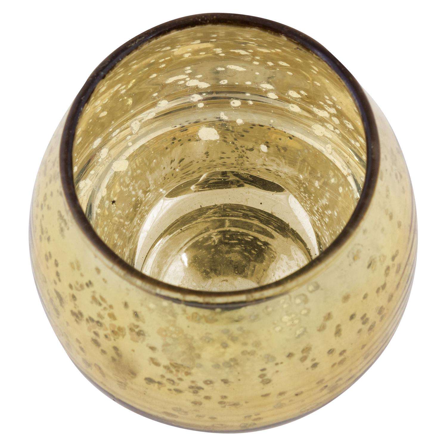  Karma Gifts Gold Barrel Votive Candles