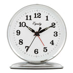  La Crosse Technology Equity 4.4 In. Silver Alarm Clock Analog