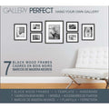  Gallery Solutions Matte Black Wood Picture Frame Gallery