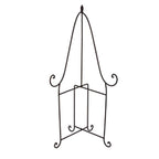  Tripar Baldwin 47.75 In. H X 21.15 In. W X 21.15 In. L Matte Black Metal Folding Floor Easel