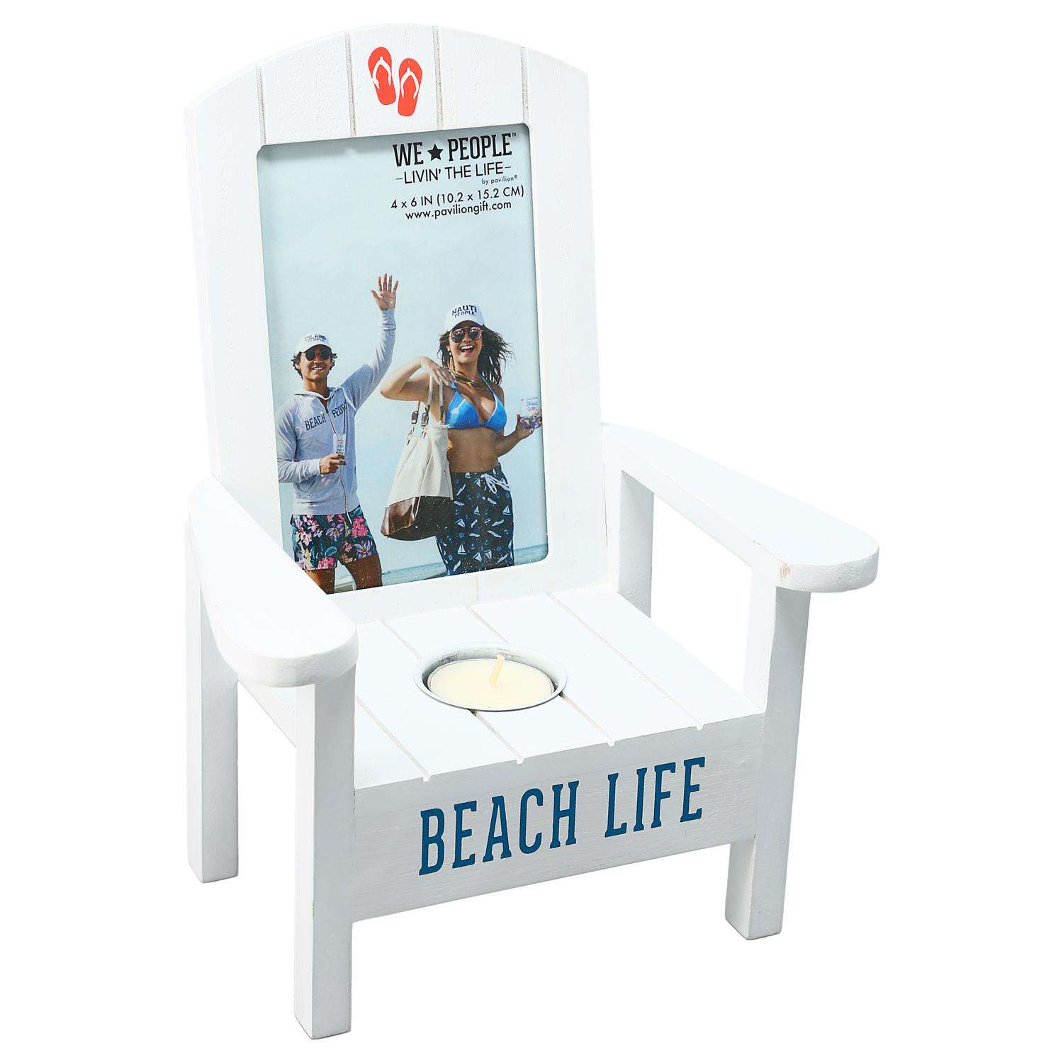  Pavilion We People Bright White MDF Picture Frame 10.4 In. H X 6.9 In. W