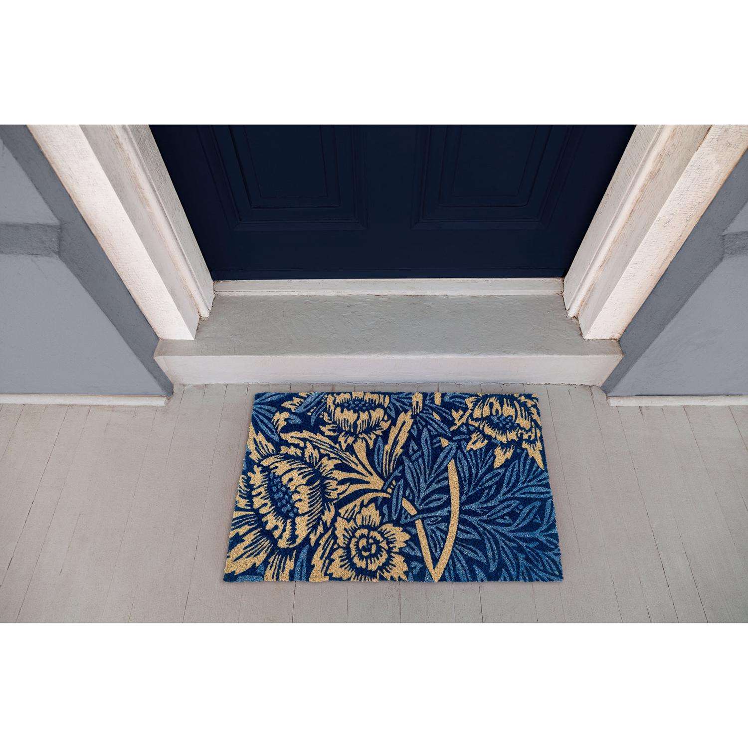  Entryways 18 In. W X 30 In. L Multicolored Tulip And Willow Coir Door Mat