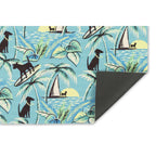  Liora Manne Illusions 1.67 W X 2.5 L Blue Coastal Polyester Door Mat