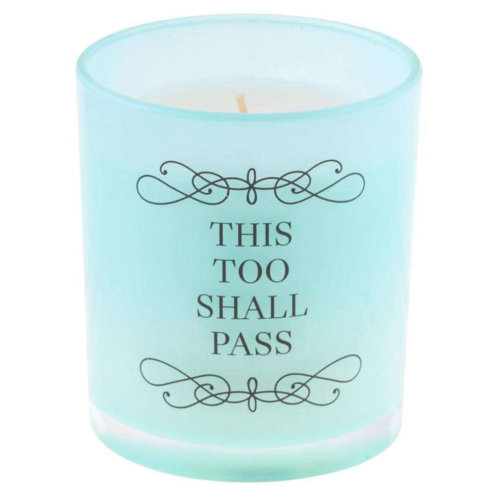  Karma Gifts Blue Tropical Breeze Scent This Too Shall Pass Candle 10.5 Oz