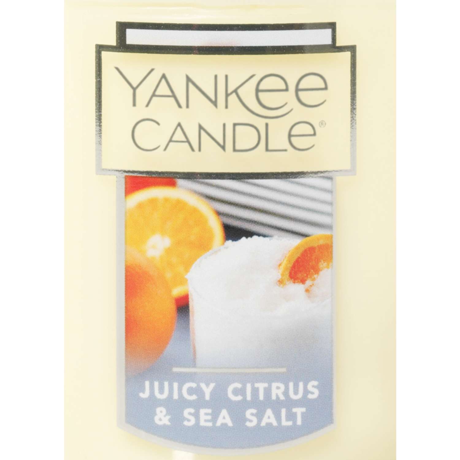  Yankee Candle Yellow Juicy Citrus & Sea Salt Scent Tumbler Candle 7 Oz