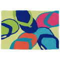  Jellybean 20 In. W X 30 In. L Multicolored Sandals On The Beach Polyester Rug