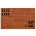  Home & More 1.42 W X 2.42 L Brown Hey There Coir Door Mat