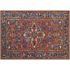  Gel Pro NeverMove Esther 24 In. W X 34 In. L Vintage Red Tribal Polyester Floor Mat
