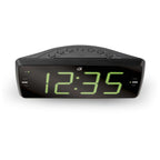  GPX 7.76 In. Black AM/FM Clock Radio Digital Plug-In