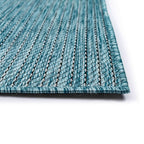  Liora Manne 6.5 Ft. W X 9.33 Ft. L Blue Texture Stripe Polypropylene Accent Rug