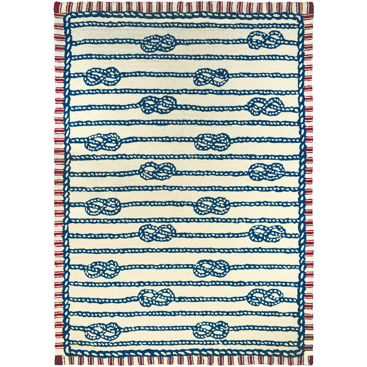  Homefires 3 Ft. W X 5 Ft. L Multicolored Sailor's Knot Accent Rug