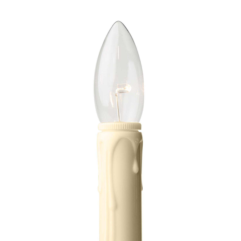  Celestial Lights Brushed Nickel/Cream LED Window Candle